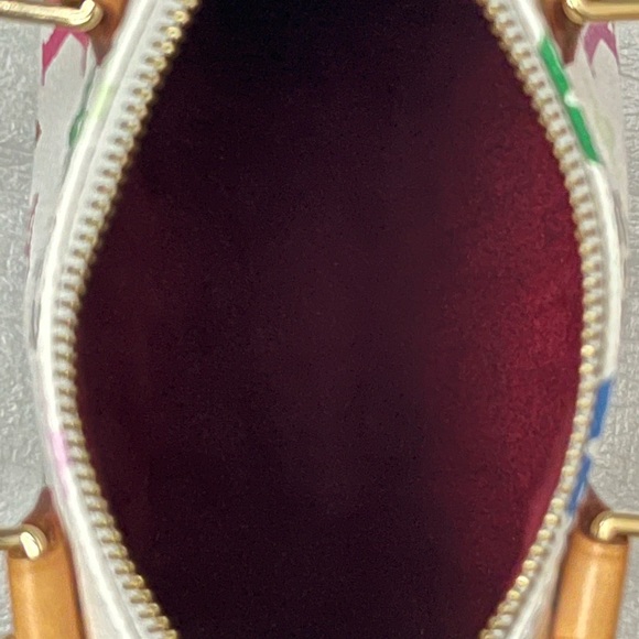 Louis Vuitton LV Handbag M92645 Mini Speedy White Monogram Multicolor -EXCELLENT - Picture 12 of 12